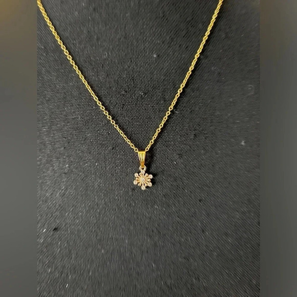 Estate Bundle of 4  Bohemian Gold Dainty Necklaces - Picture 3 of 11